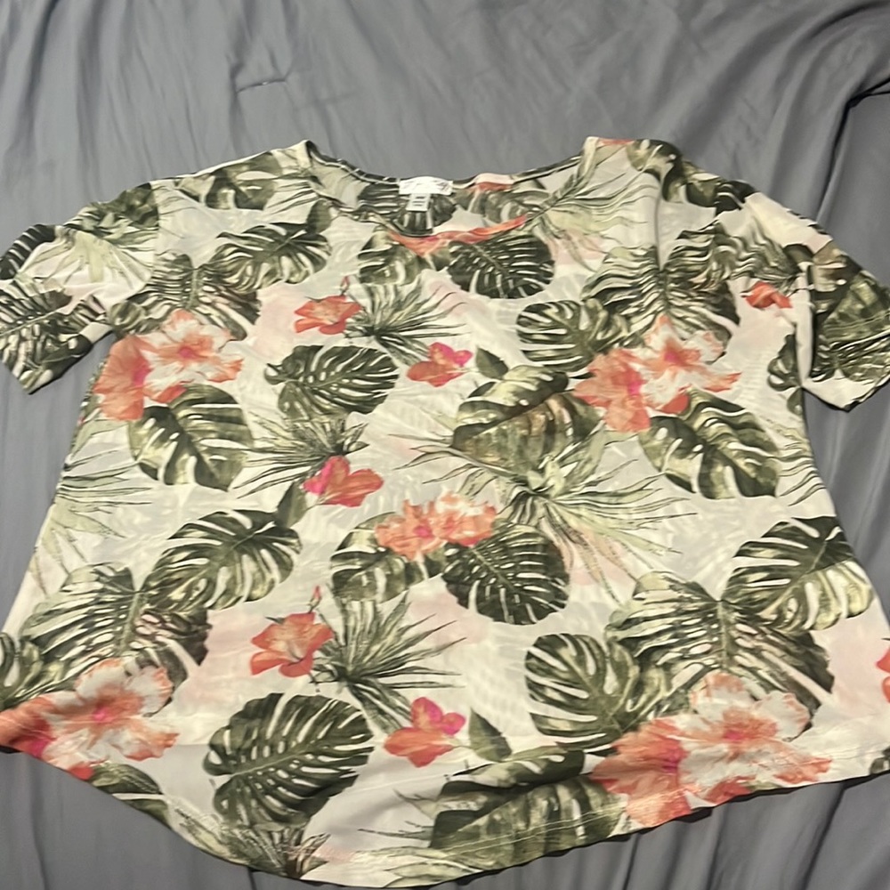 A see through shirt that you can go to the beach it’s comfortable and cute